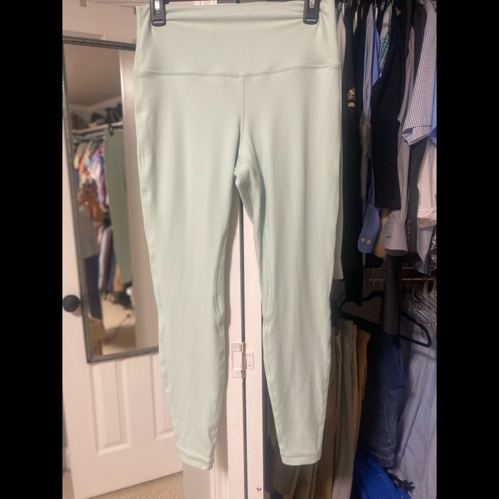 Lululemon Mint 25 inch leggings.
